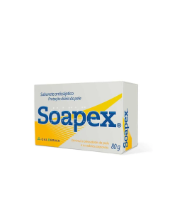 Sabonete Antisséptico em barra Galderma Soapex 0,5% com 80g