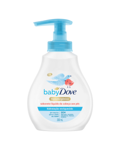 Sabonete Líquido Baby Dove Hidratação Enriquecida 200ml