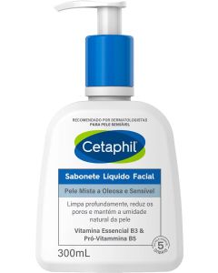 Sabonete Líquido Cetaphil para Pele Oleosa 300ml
