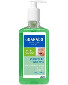 Sabonete Líquido Granado Bebê Glicerinado Erva Doce 250ml