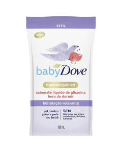 Sabonete Líquido Baby Dove Hidratação Relaxante Refil 180ml