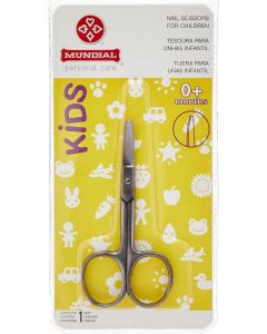 Tesoura para Unha Infantil Mundial Kids 0+ Meses com 1 Unidade