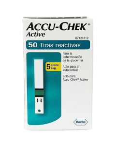 ACCU-CHEK ACTIVE TIRAS 50