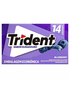 Chiclete Trident Blueberry 14 Unidades 25,2g