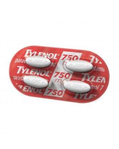 Tylenol 750MG Blister com 4 Comprimidos